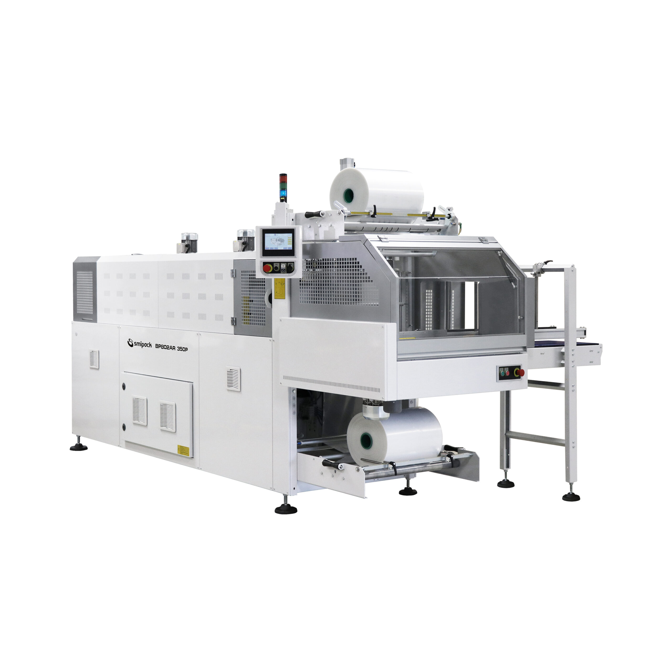 Fardellatrice Automatica Monoblocco con Ingresso a 90° a Film BP802AR-350P